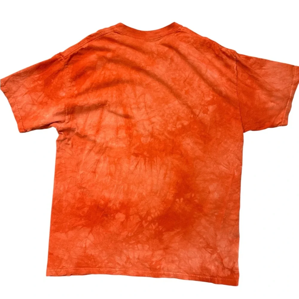 Illinois Fighting Illini The Mountain Men’s Orange Tie Dye‎ T-Shirt Size Large